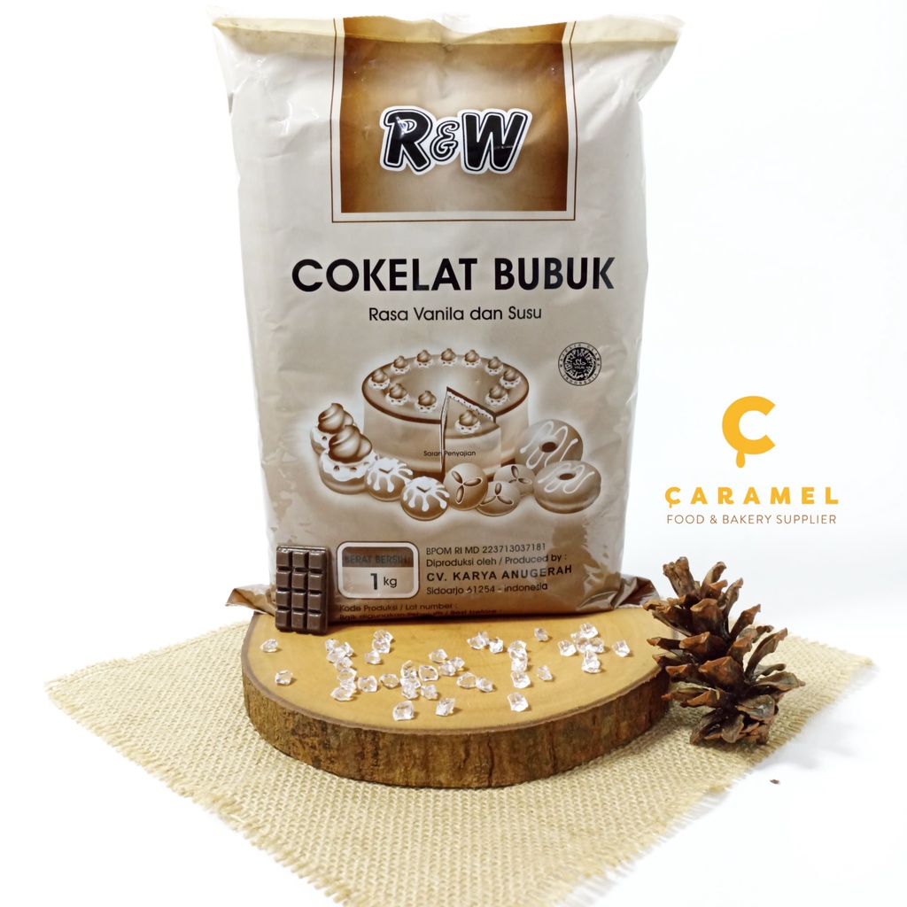 

Coklat Bubuk Kue Kiloan Rajawali R&W 1kg Bahan Brownies Chocolate Cake