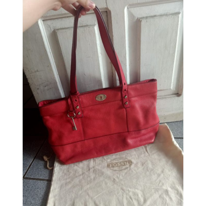 tas Fossil Hunter shopper preloved / bekas