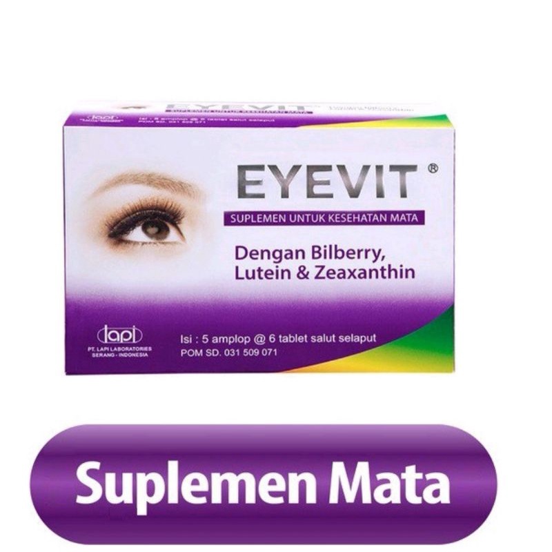 

Eyevit @5 x 6 Tablets / box