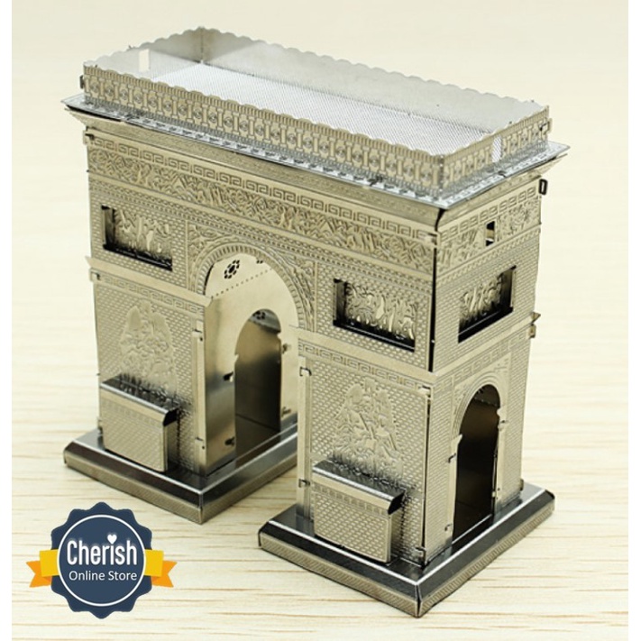 3d Nano Metal Puzzle Bangunan Bersejarah TRIUMPHAL ARCH MB-056