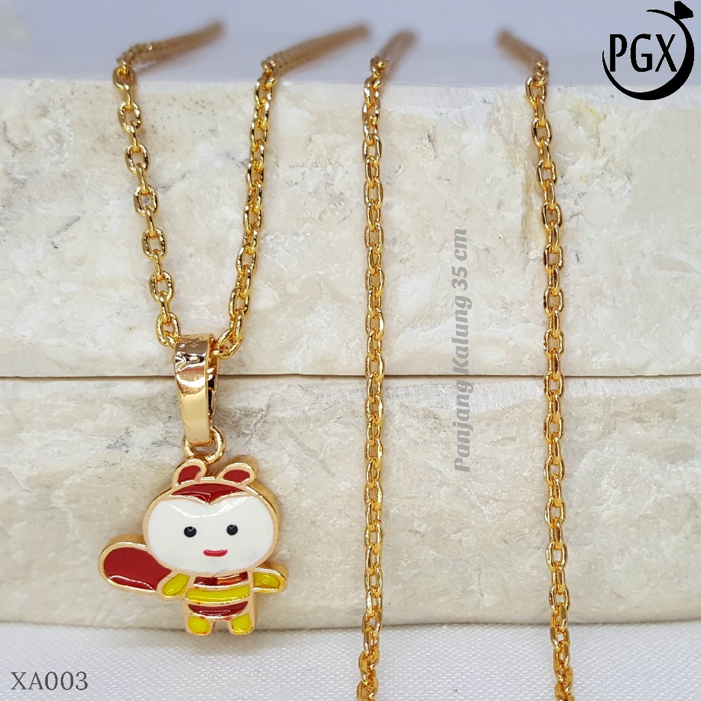 PGX Kalung Anak Perempuan Xuping Lapis Emas Aksesoris Fashion Perhiasan Premium - XA003