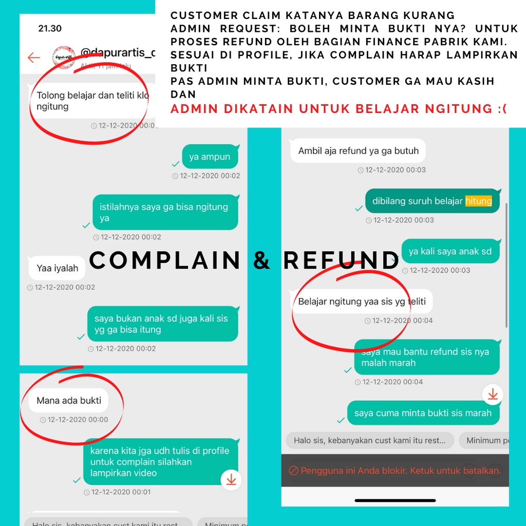 DEAR CUSTOMER, PLEASE RESPECT SELLER JUGA YA