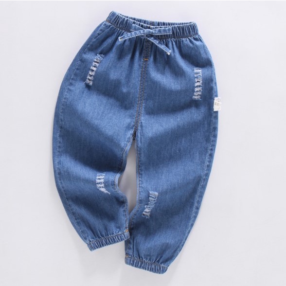 CL3-Celana Anak-anak Korea Celana Jeans Anak Laki-laki dan Perempuan import