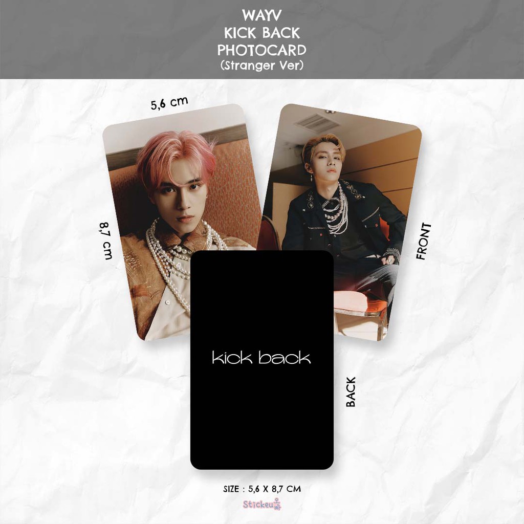 Photocard Wayv Kick Back (Stranger Ver.)
