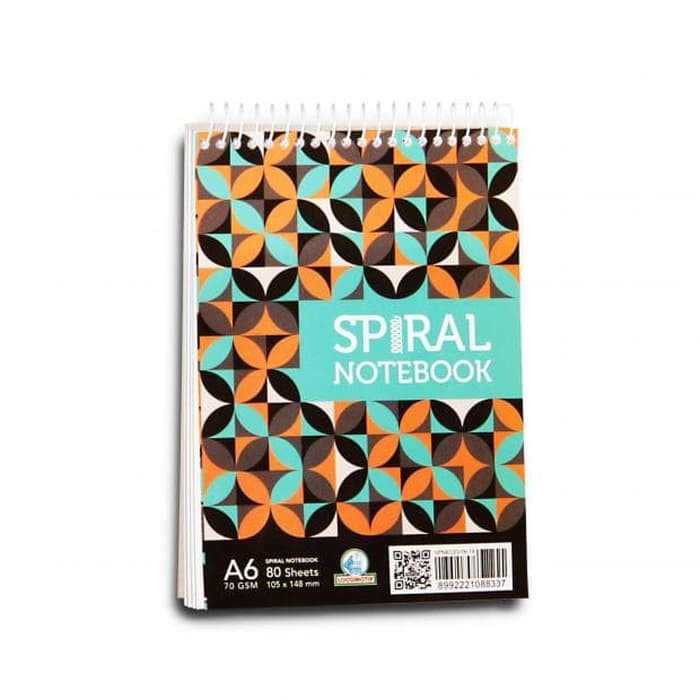 Buku Tulis Memo Spiral Notebook A6 Garis 80 lbr Locomotif