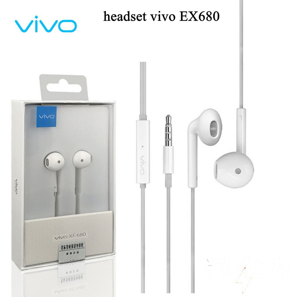 Headset Vivo XE-680 Original / Hedset / Earphone / Termurah