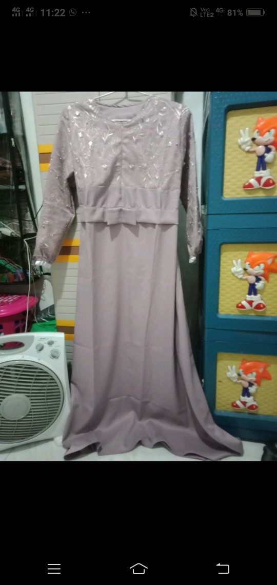 Gamis Brukat Jumbo Terbaru Murah Cod Batik Pekaljaya