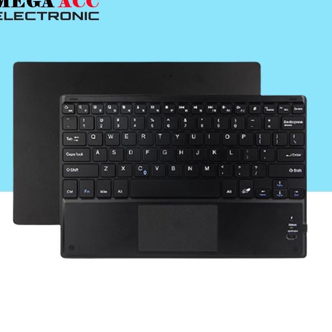 {AZE.19Au22ᴿ} Mini Wireless Bluetooth Keyboard With Touchpad - Universal Keyboard 9 inch