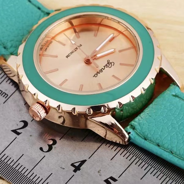 Jam Tangan Strap Kulit Quartz Romawi  Gaya Korea Untuk Wanita Import Fashion Watches-6