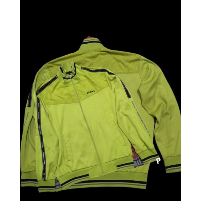 jaket tracktop asics second brand