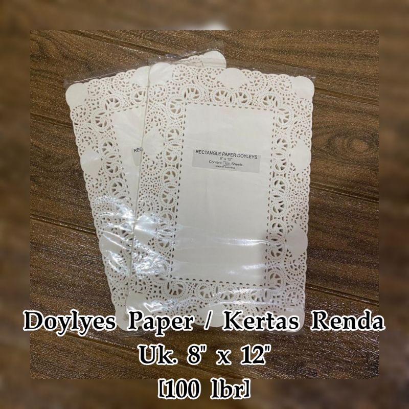 

Doyleys Paper / Kertas Renda Uk. 8"x12" (20x30cm)