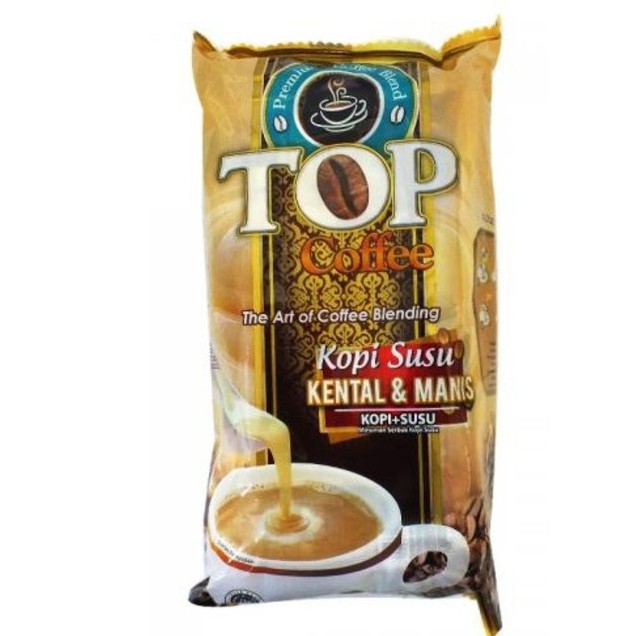 

Top Coffee Kopi Susu Kental & Manis 300g (10 Sachet @30g)