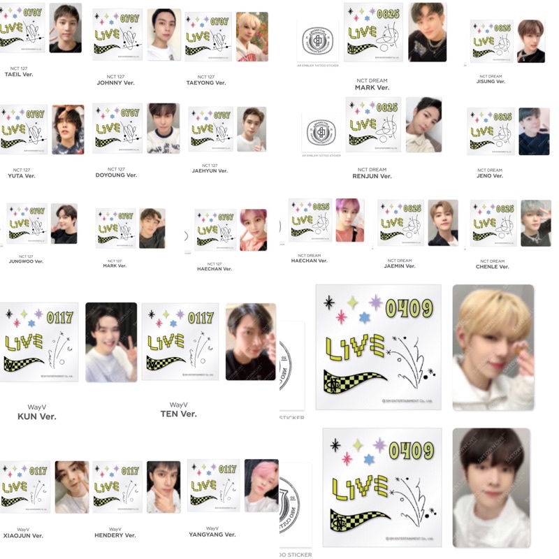 [OPEN PO] AR TICKET TATTO SMCU SMCU EXPRESS @ HUMAN CITY _SUWON Ar tatto sticker set