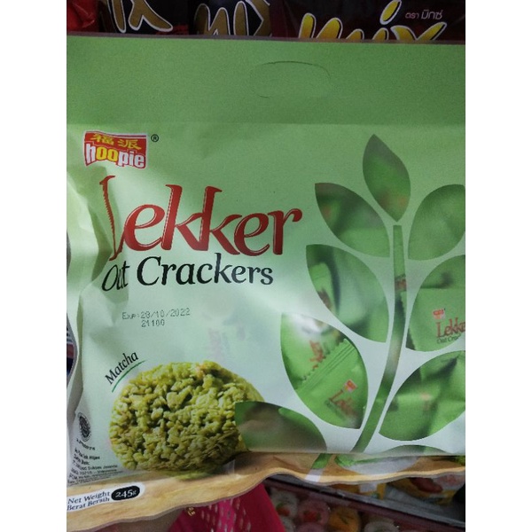 

Lekker oat Crackers /matcha Hoopie 245g
