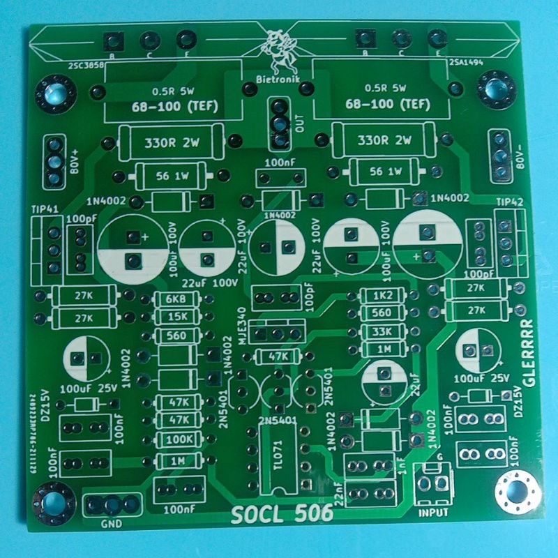 pcb driper power Socl 506 dobel layer