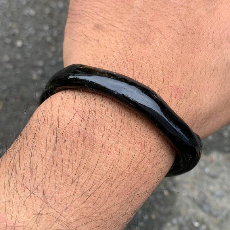 Gelang akar bahar model c/Gelang akar bahar hitam model c