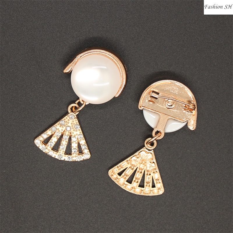 Bros Peniti Desain Kipas Hias Berlian Imitasi Untuk Wanita M70054