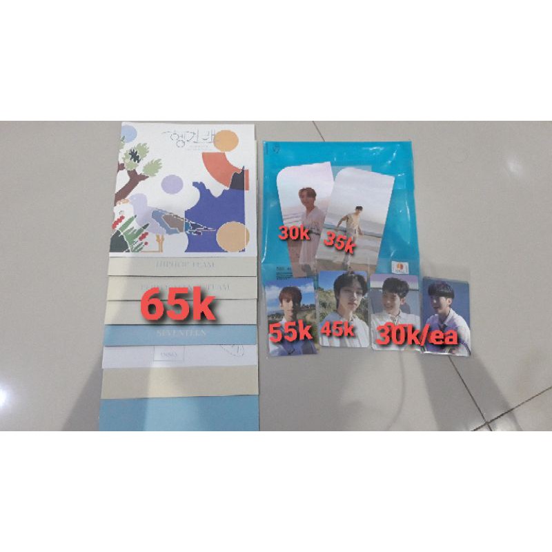 Seventeen Henggarae Dul ver ( Mingyu , DK , The8 , Seungkwan ) & Benefit KTOWN4U ( Wonwoo , Hoshi )