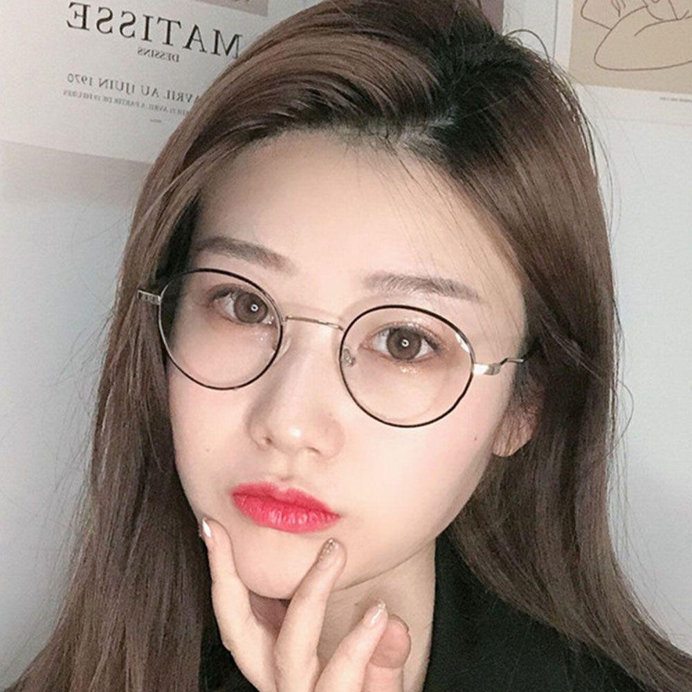 Mxbeauty Blocking Glasses Fashion Retro Anti Cahaya Biru Pria Bingkai Logam Kacamata Komputer Kacamata Optik