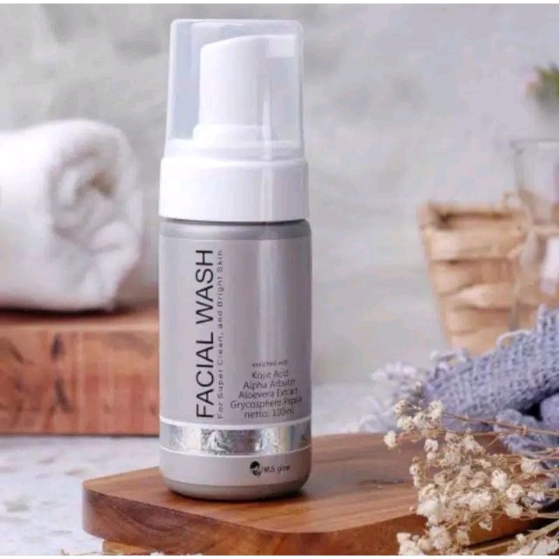 FACIAL WASH MS GLOW TERBARU / FACIAL WASH GOLDEN MS GLOW/ SABUN MS GLOW / ECER FACIAL WASH MS GLOW