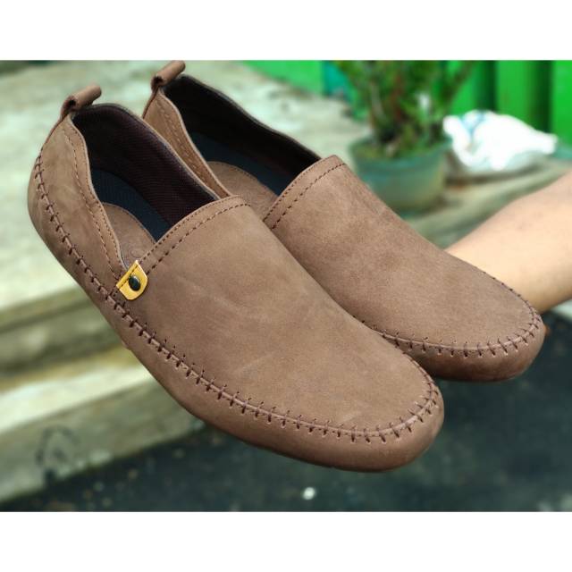 Sepatu kulit kasual barok id C2 coklat