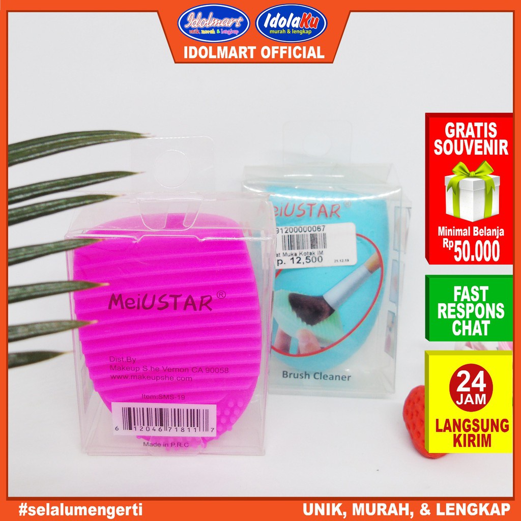 IDOLAKU Sikat pembersih Wajah Facial Cleanser silikon