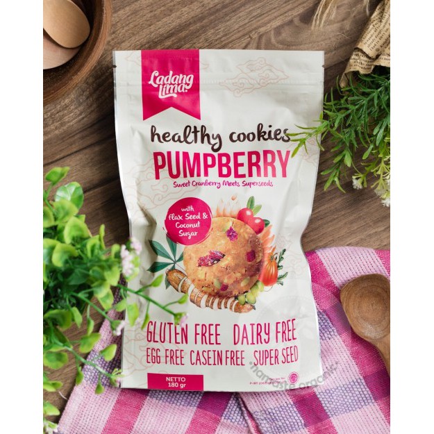 

Pumpberry Cookies Ladang Lima 180gr