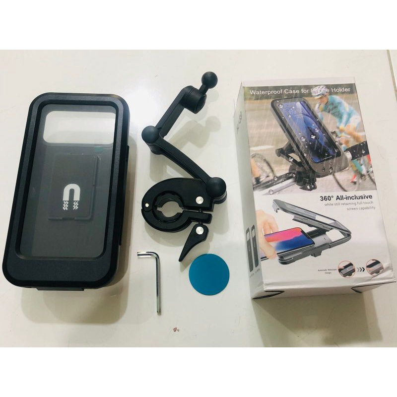 [JH] Phone Holder Speda Motor Stang Waterproof HJ-89 360
