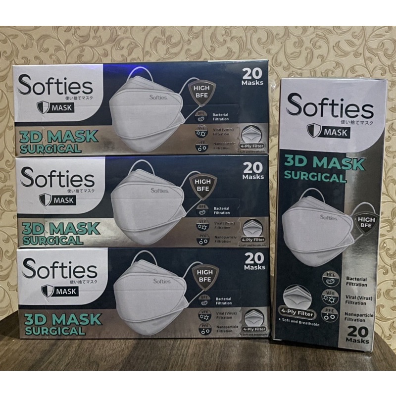 KF94 Mask 3D Softies Surgical 20’s /Masker softiess Surgical 30’s /Masker Softies Daily 30’s