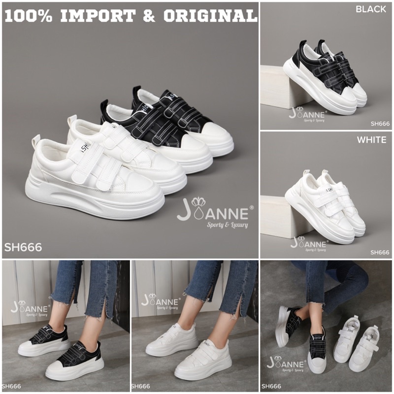 RESTOCK! [ORIGINAL] JOANNE Casual Sneakers Shoes Sepatu Wanita #SH666/SH02