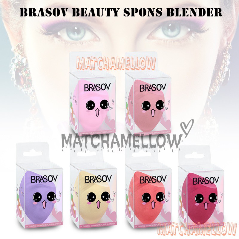 ❄️MATCHA❄️ BRASOV SPONS BEAUTY BLENDER - BEAUTY SPONGE SPONS BLENDING BY BRASOV ORIGINAL