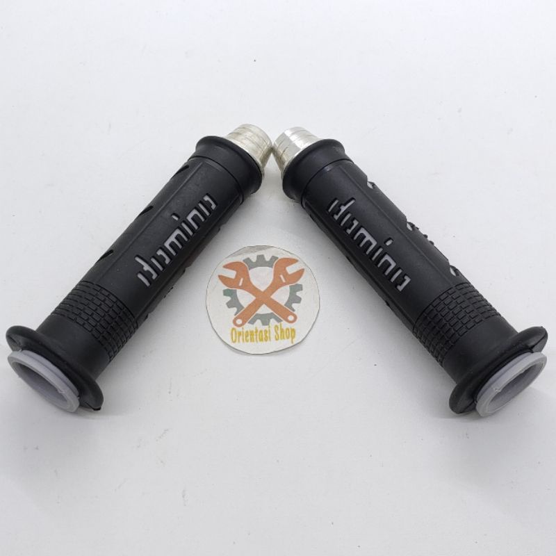 HANDGRIP DOMINO GARIS PLUS JALU STANG  MATIC BISA UNTUK SEMUA MOTOR UNIVERSAL