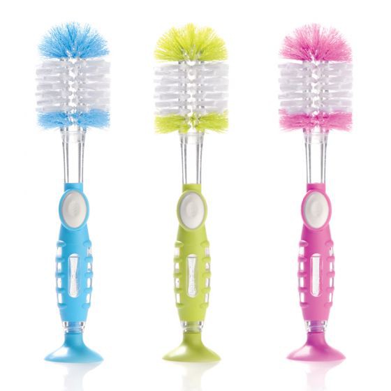 Munchkin Soap Dispensing Bottle Brush (Bisa Diisi Cairan Pembersih)