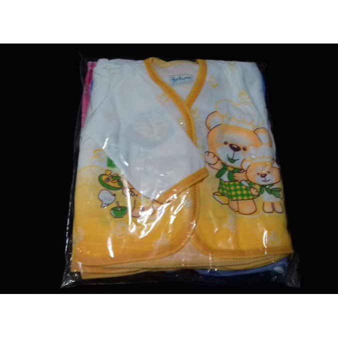  BAJU  BAYI  1 Lusin 12 pcs Baju  Bayi  Lengan Panjang baru  