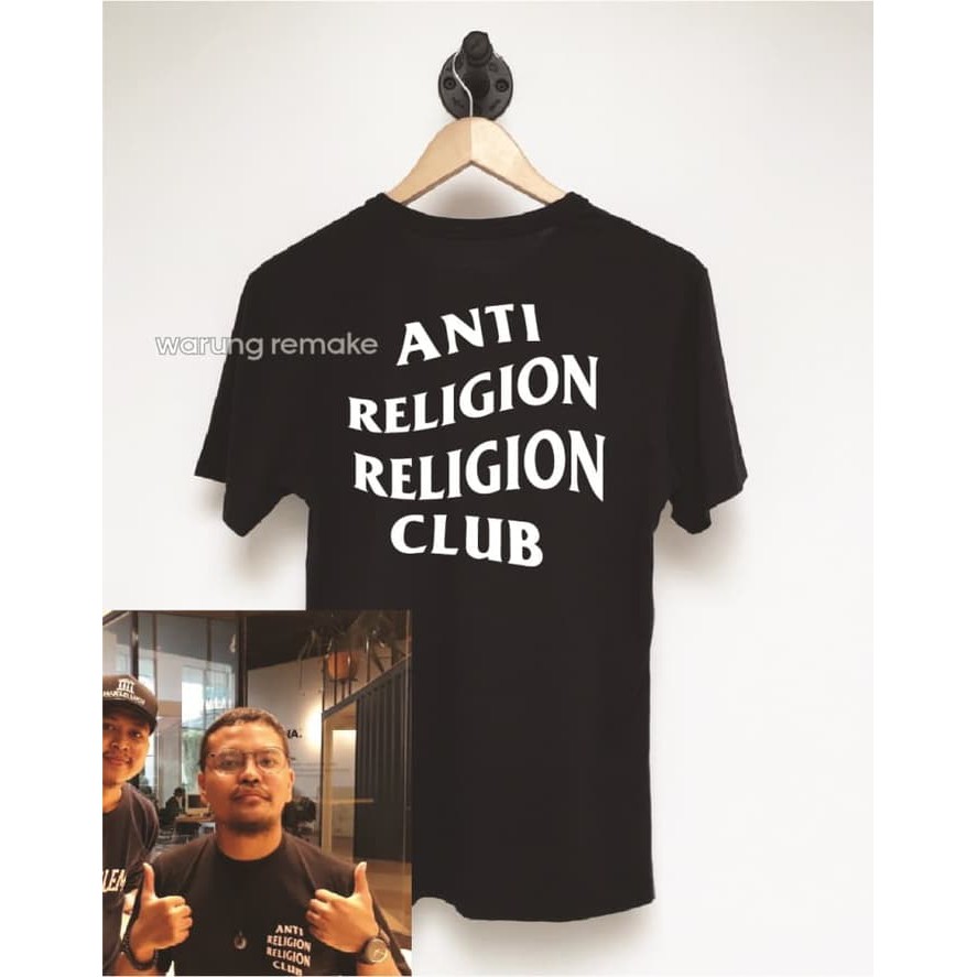 Promo BAJU KAOS MLI COKI ANTI RELIGION RELIGION CLUB - S Terlaris