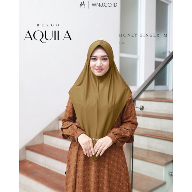 HIJAB JILBAB BERGO AQUILA BY WNJ