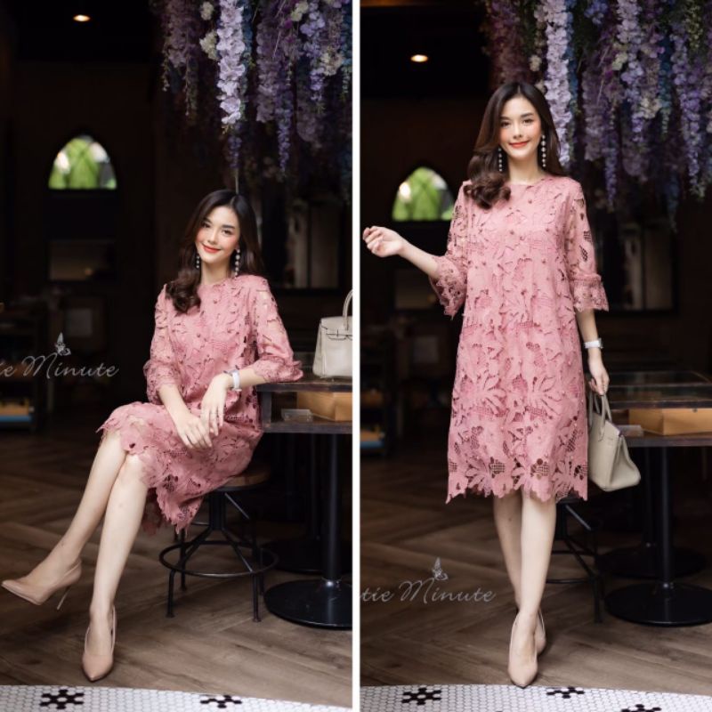 NEW DRESS RENDA CUTIE MINUTE RESTOCK GERCEP