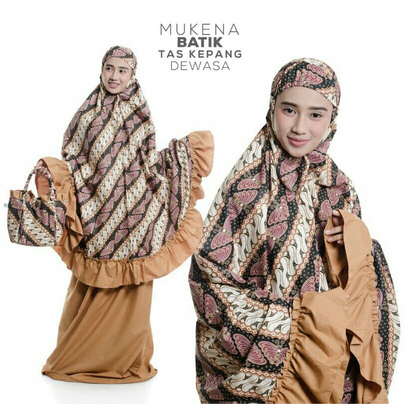 Mukena Dewasa Batik Tas Kepang