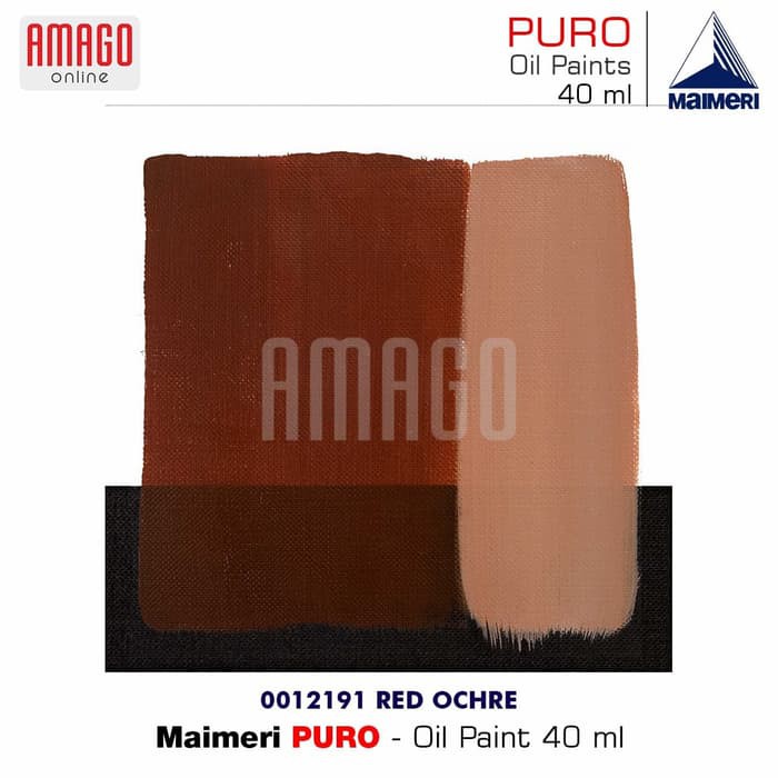 MAIMERI PURO - OIL PAINT - RED OCHRE - 40ML - M0012191