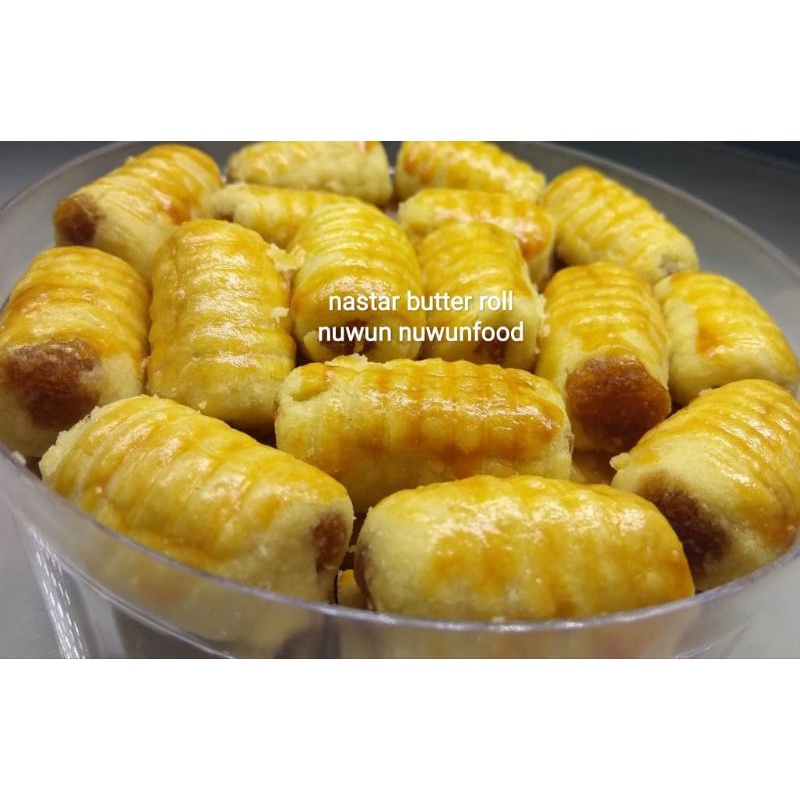 

KUE KERING NASTAR ROLL BUTTER 500 gr LEBIH - HALAL - NUWUN FOOD