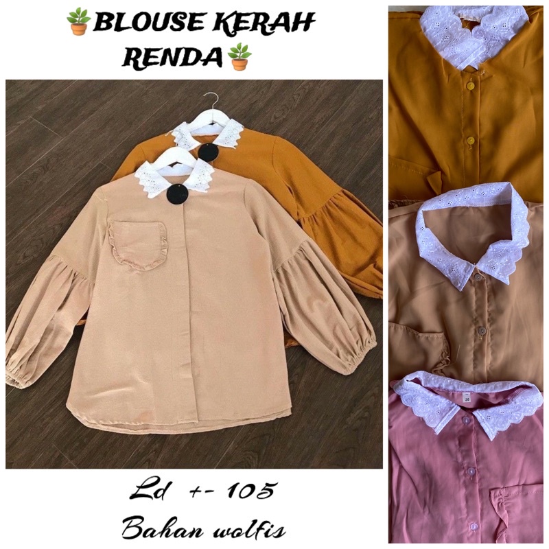 BLOUSE KERAH RENDA