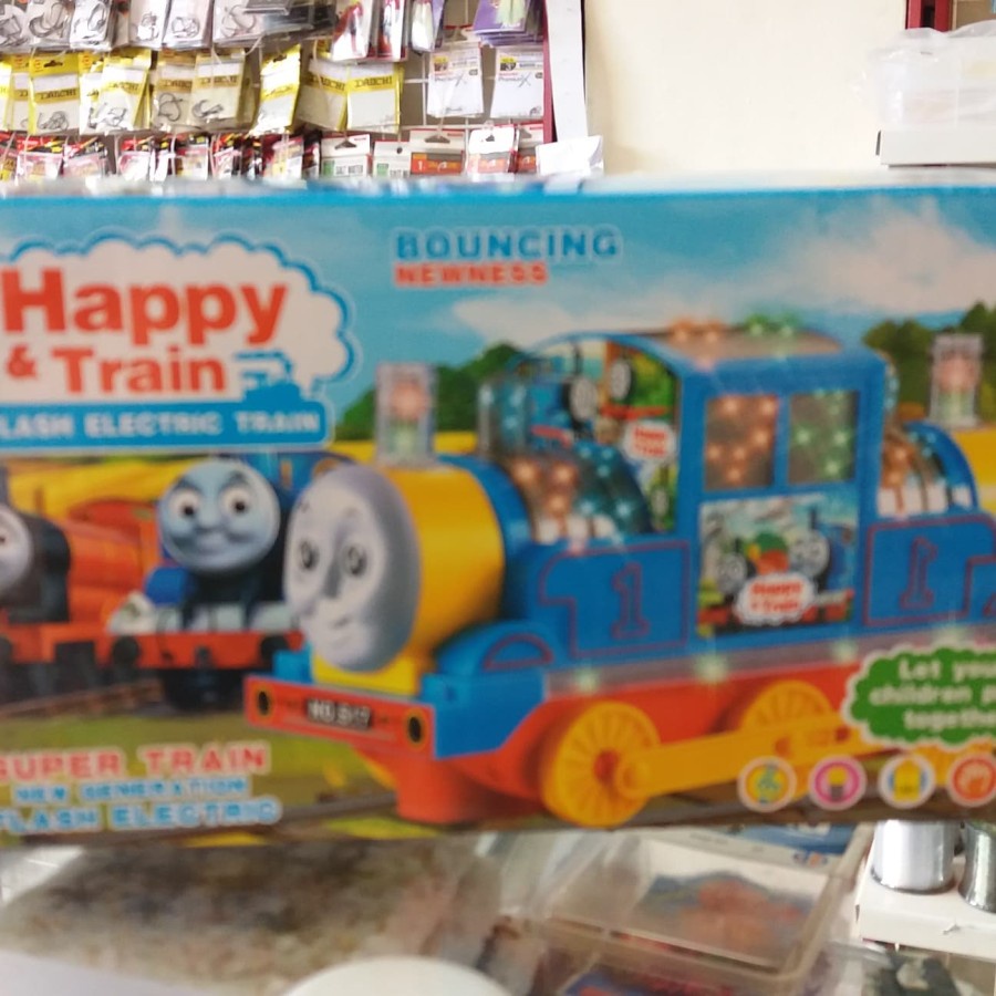 mainan anak HAPPY & TRAIN pake baterai
