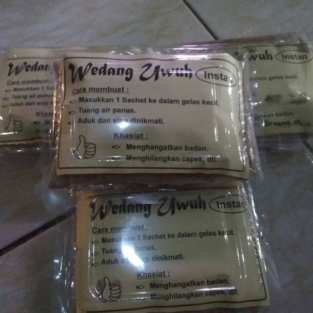 

Wedang uwuh instan