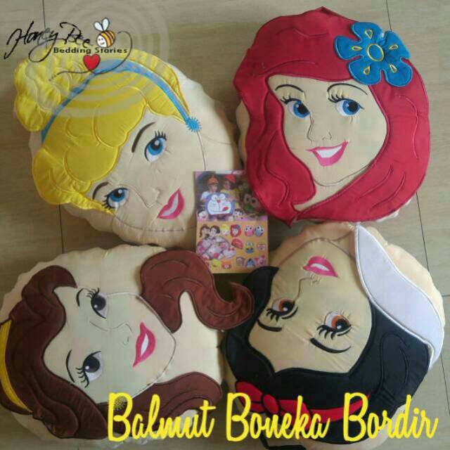 HoneyBee : Balmut Boneka Karakter PRINCESS SnowWhite/Belle/Ariel/Cinderella