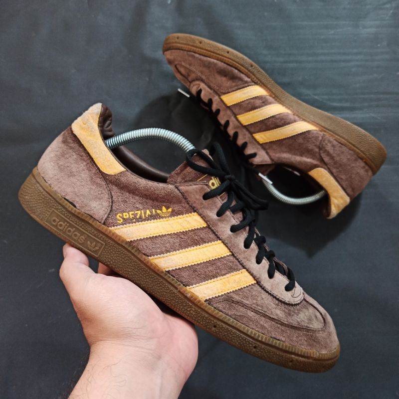brown adidas spezial