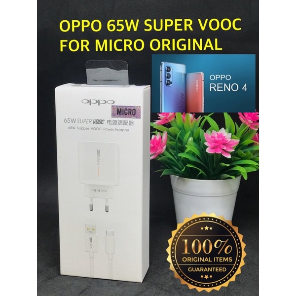 PROMO CHARGER OPPO RENO4 ORIGINAL QUALITY MICRO &amp; TYPE C