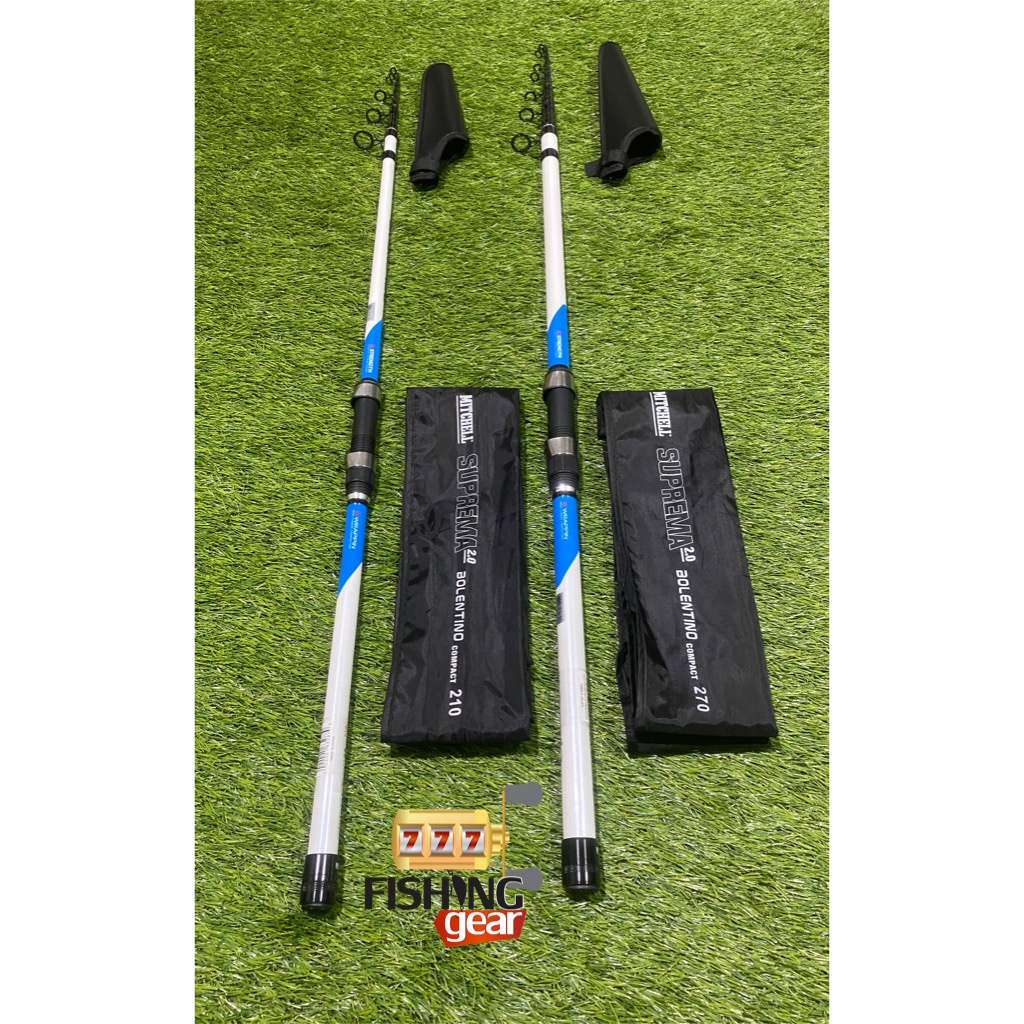 JORAN MITCHELL 210 & 270 SUPREMA 2.0 BOLENTINO COMPACT TELESCOPIC ROD SPINNING