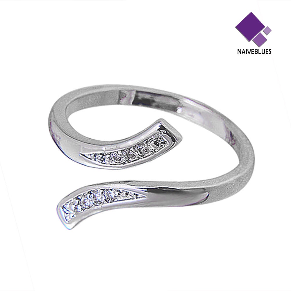 Cincin Sterling Silver Adjustable Untuk Wanita