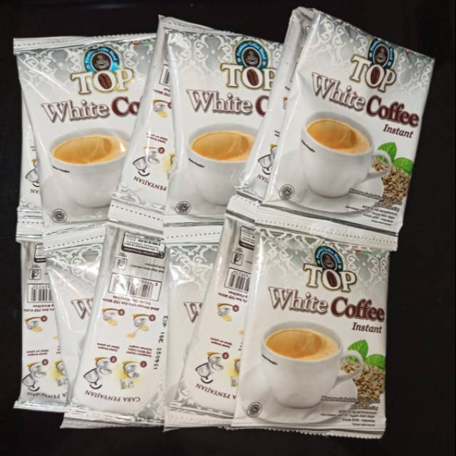 

Kopi top white 1 rt isi 10 bks x 25 gr