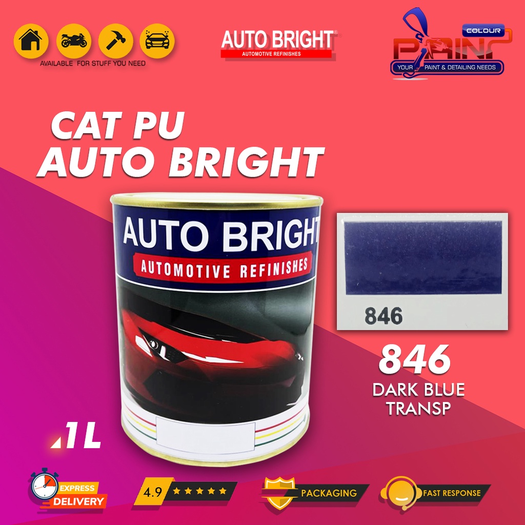 Cat PU Autobright - Dark Blue Transparant AB 846